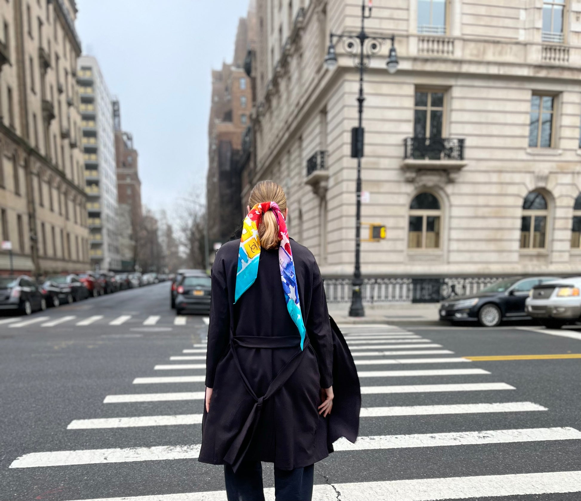 Chanel silk scarf